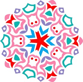 原创印花剪花古典图案图形元素