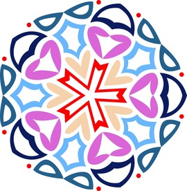 原创印花剪花古典图案图形元素