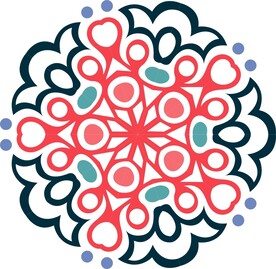 原创印花剪花古典图案图形元素