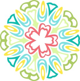 原创印花剪花古典图案图形元素