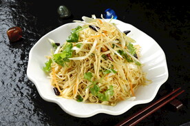 炝拌干豆腐丝