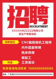 招聘海报