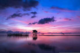 海边的晚霞