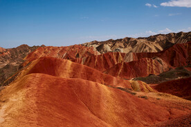张掖七彩丹霞精品游路线风光