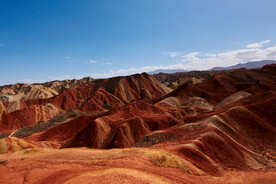 张掖七彩丹霞精品游路线风光