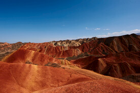 张掖七彩丹霞精品游路线风光