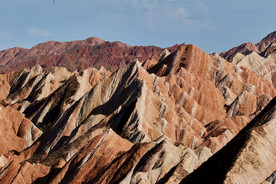 张掖七彩丹霞精品游路线风光