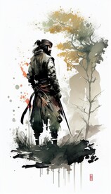 AI绘图中国山水风格