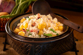 腊肉小土豆炒饭