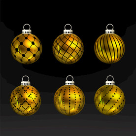 圣诞节装饰球图片