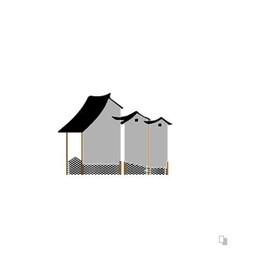老式房屋轮廓