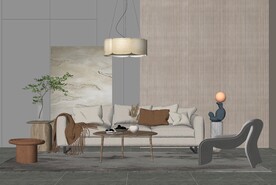 北欧风格沙发模型