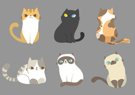 卡通猫咪