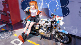 机车美女二次元