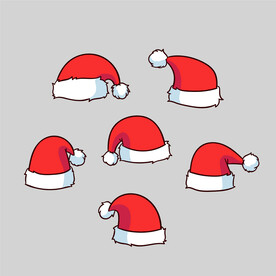 圣诞帽插画