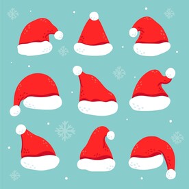 圣诞帽插画