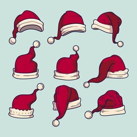 圣诞帽插画