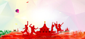 51劳动节促销海报背景