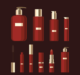 化妆品插画