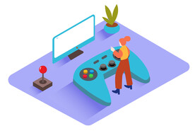 鼠标电脑游戏人物