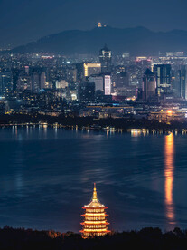 西湖夜景
