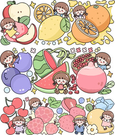 儿童手账贴纸