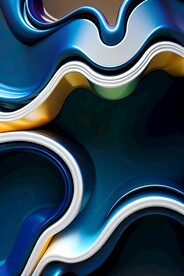 流体蓝色立体渐变抽象动态背景