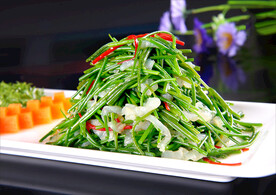 沙葱拌豆腐