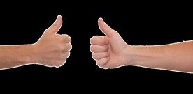 免抠图拇指手势