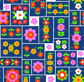 几何花朵