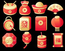 国潮电商素材