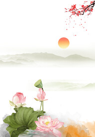荷花背景 