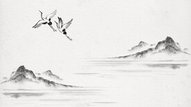 国风水墨背景