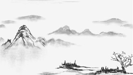 国风水墨背景