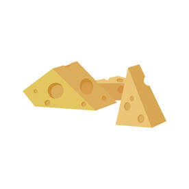 卡通早餐奶酪
