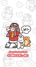 卡通小女生