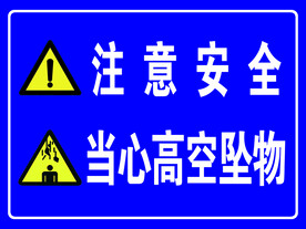 注意安全标识牌