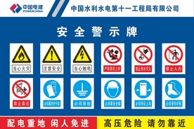 配电室安全警示牌