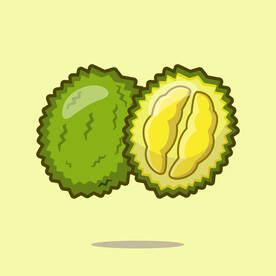 卡通榴莲