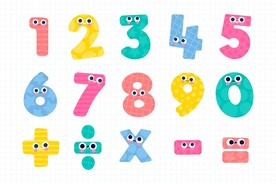 卡通数字