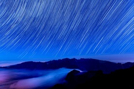 星空流星雨摄影