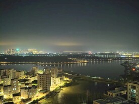 湖景 夜色