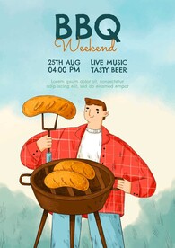 烧烤海报
