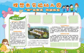 学校幼儿园宣传展板