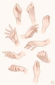 各类手势插画