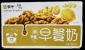 蒙牛核桃味早餐奶
