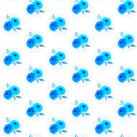 蓝玫瑰水彩纹理        