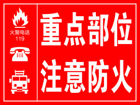 消防提示牌