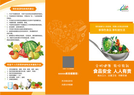 食品安全三折页