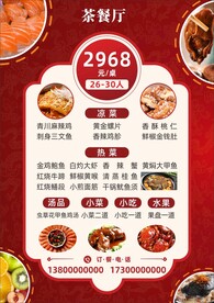 茶餐厅套餐菜单